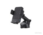 XO WX043 15W Fast Wireless Car Charger & Suction Mount, Black