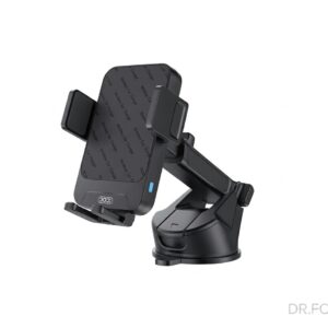 XO WX043 15W Fast Wireless Car Charger & Suction Mount, Black