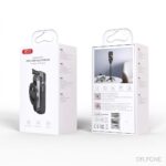 XO SS22 Bluetooth selfie stick tripod in black, magnetic mount, showing handheld and tripod modes