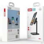 XO C58 Magnetic Desktop Mobile Phone Holder with strong magnetic grip and stable desktop stand, ideal for secure phone placement.