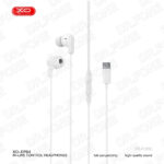 XO EP82 USB-C In-Ear Headphones White – Crystal-Clear Calls & Music