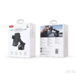 XO WX043 15W fast wireless car charger and suction mount in black for smartphones, dashboard or windshield mounting