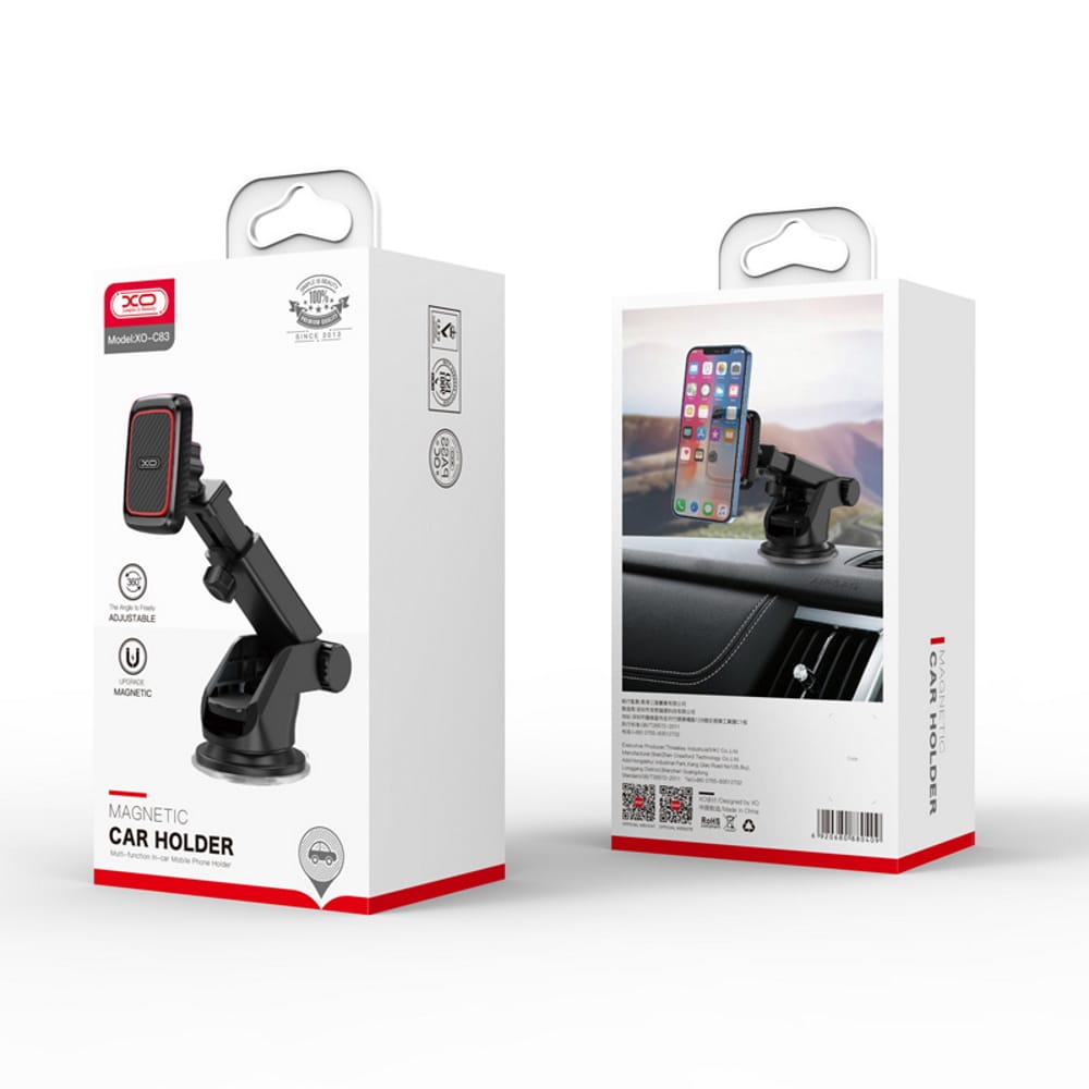 DRFONE-IMG-1 XO-C107 Car Rearview Mirror Bracket universal mount for secure in-car device attachment