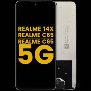 Refurbished LCD assembly without frame for Realme C65, Realme C65 5G, and Realme 14x replacement screen