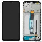 Black LCD replacement screen for Xiaomi Redmi 10C and Poco C40 (2022), high-quality display panel