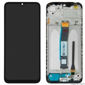 Black LCD replacement screen for Xiaomi Redmi 10C and Poco C40 (2022), high-quality display panel