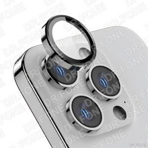 Rixus Clear HD Camera Tempered Glass for iPhone 17 Air in black, scratch-resistant protector