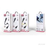 NB247 Suluo Series 25cm Portable Silicone 6A Micro USB Data Cable with cable clip