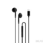XO EP29 Metal Type-C earphones in black, durable metal design, compatible with most Type-C smartphones.