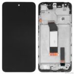 Black LCD display compatible with Xiaomi Redmi Note 10 5G, Note 10T 5G, and Poco M3 Pro 5G (2021) smartphones