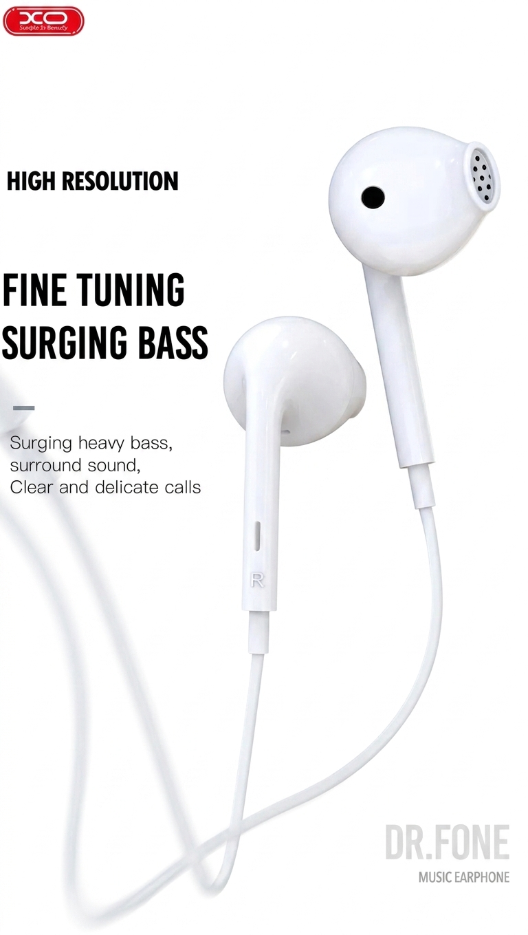 DRFONE-IMG-1 EP80 In-Ear Type-C Digital Decoded Metal Earphones with metal housing and modern connector