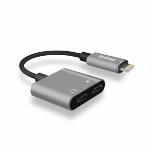 DUDAO 2-in-1 Dual Lightning Audio & Charging Splitter for iPhone