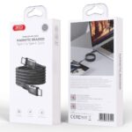 XO NB-Q264A USB-C to USB-C 240W power data cable, 1 meter length, durable charging accessory