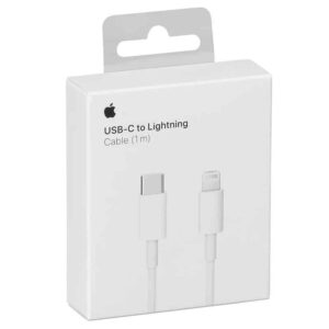 White Type-C to USB cable 1 meter, fast charging, compatible with USB-C devices, durable mobile accessory