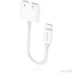 DUDAO L13C 2-in-1 USB-C to Adapter USB Cable, blue color, versatile charging and data transfer