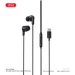 XO EP84 Type-C Wired In-Ear Headphones with Mic, Black