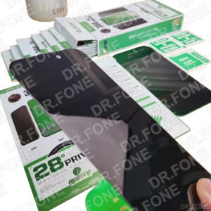 Privacy tempered glass screen protector for iPhone 14 Pro Max, ESD full coverage, edge-to-edge protection