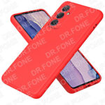 Silicone case for Samsung Galaxy A35 red