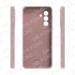 Etteri Silicone case for Samsung Galaxy S24 FE light pink - Image 3