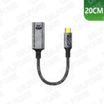 Rixus RXHU17 USB-C To HDMI Female Converter 20cm Space Gray