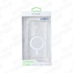 Rixus Anti-Burst Case With MagSafe Compatible For Samsung Galaxy A56 Transparent - Image 3