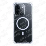 Rixus Anti-Burst Case With MagSafe Compatible For Xiaomi Redmi 15C Transparent