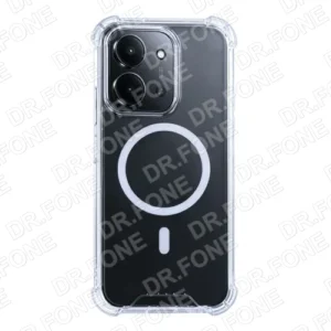 Rixus Anti-Burst Case With MagSafe Compatible For Xiaomi Redmi 15C Transparent