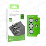 Rixus Metal Shield Camera Tempered Glass For Samsung Galaxy S26 Ultra Silver Shadow