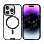 Rixus Crystal Amber Case For Apple iPhone 13 Pro Max Black - Image 3