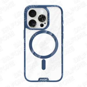 Rixus Crystal Amber Case For Apple iPhone 14 Pro Max Blue