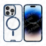 Rixus Crystal Amber Case For Apple iPhone 14 Pro Max Blue - Image 3
