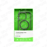Rixus Crystal Amber Case For Apple iPhone 14 Pro Max Grey - Image 3