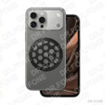 iPhone 17 Pro Max Heat Dissipation Mesh Case, matte black, 6.9 inch, honeycomb mesh design, slim protective cover