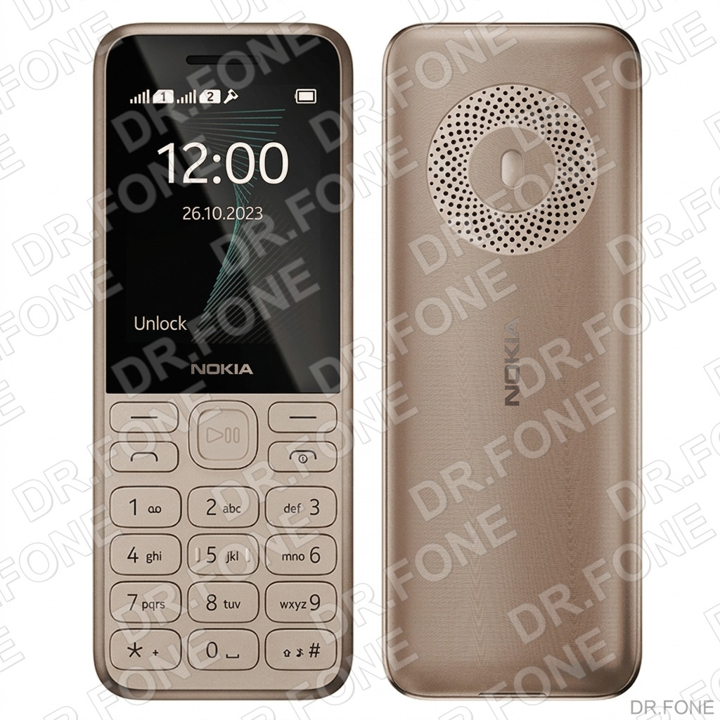 DRFONE-IMG-1 Nokia 130 (2023) mobile phone in classic durable design, suitable for calls, SMS, and everyday use