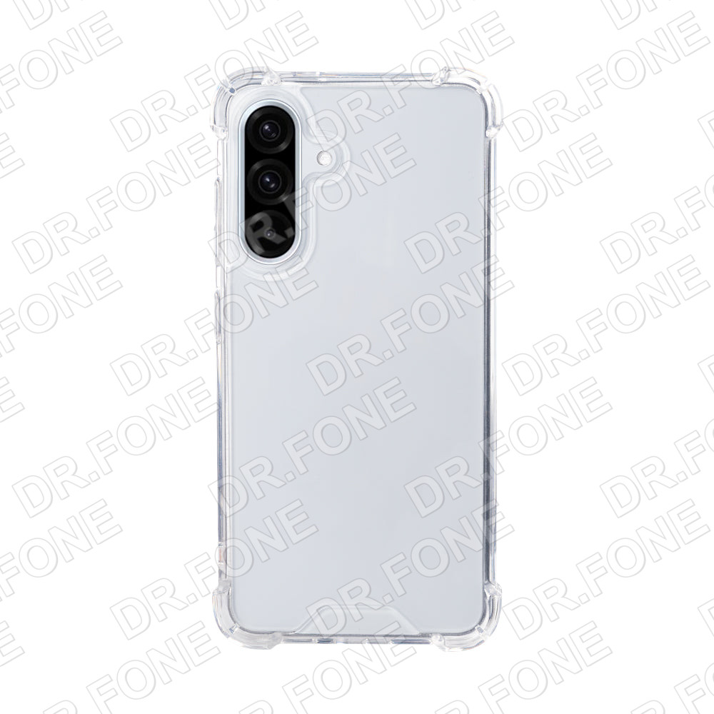 DRFONE-IMG-1 Transparent Rixus Anti-Burst protective phone case designed for Samsung Galaxy A36 and Samsung Galaxy A37 smartphones