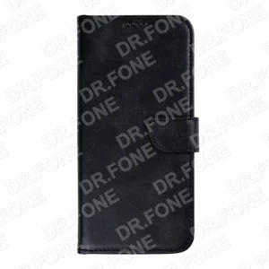 Rixus Bookcase For Samsung Galaxy A27 Black