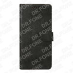 Rixus Black Bookcase protective phone case cover for Samsung Galaxy A07 and Samsung Galaxy A08 model 90000810527