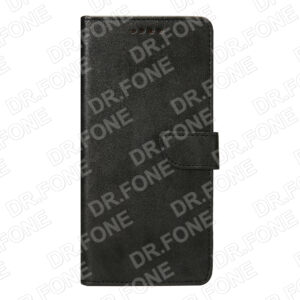 Rixus Black Bookcase protective phone case cover for Samsung Galaxy A07 and Samsung Galaxy A08 model 90000810527