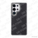 Rixus Mag Carbon Fiber Case for Samsung Galaxy S25 Ultra in Titanium Grey, MagSafe compatible, premium protection