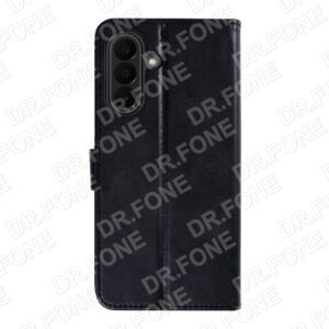 Rixus Bookcase Phone Case for Samsung Galaxy A27 - Black
