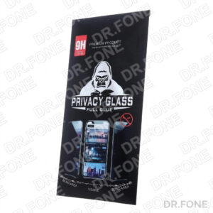 Privacy tempered glass screen protector for Redmi Note 11 4G and 11S, premium mobile accessory.