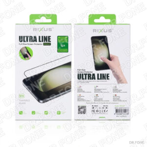 Rixus Ultra Line 9H Tempered Glass Screen Protector for Samsung Galaxy S24 and S25, full-glue, edge-to-edge design