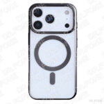 Rixus Instinct Mag Case for iPhone 17 Pro Max in black, slim protective design, MagSafe compatible