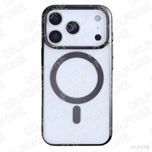 Rixus Instinct Mag Case for iPhone 17 Pro Max in black, slim protective design, MagSafe compatible