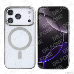 Rixus Instinct Mag Case For iPhone 17 Pro Max Silver