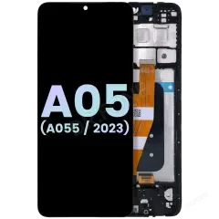 1768814365-696df71d6a293 OLED Assembly With Frame Compatible For Samsung Galaxy A05 (A055 / 2023) (Service Pack) (Black) - Image 1