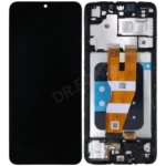 OLED Assembly With Frame Compatible For Samsung Galaxy A05 (A055 / 2023) (Service Pack) (Black) - Image 2