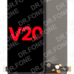 OLED Assembly Without Frame for Vivo V20 Aftermarket Plus screen replacement part displayed in high quality