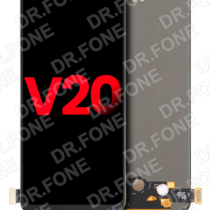 OLED Assembly Without Frame for Vivo V20 Aftermarket Plus screen replacement part displayed in high quality