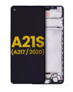 Refurbished LCD screen assembly with frame replacement for Samsung Galaxy A21s A217 2020 mobile phone repair
